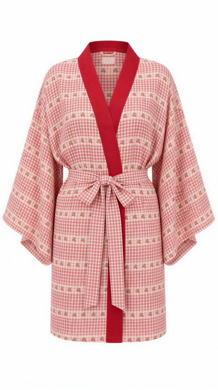 Cherry boom kimono
