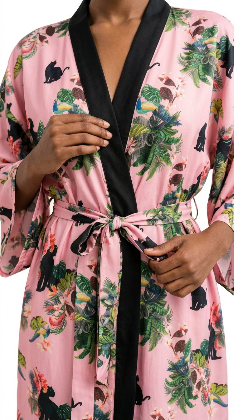 Black panter kimono