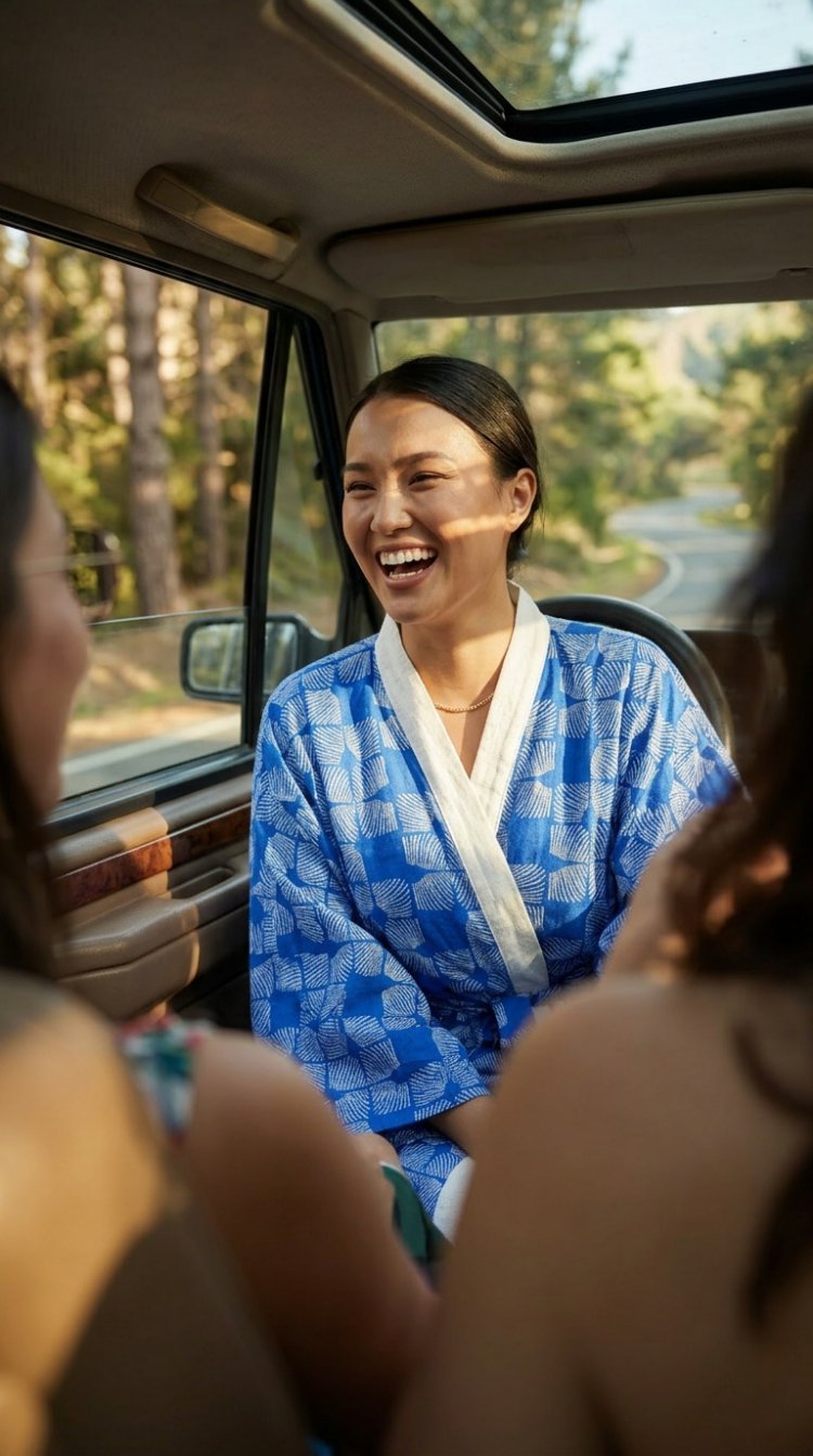 blue vision kimono