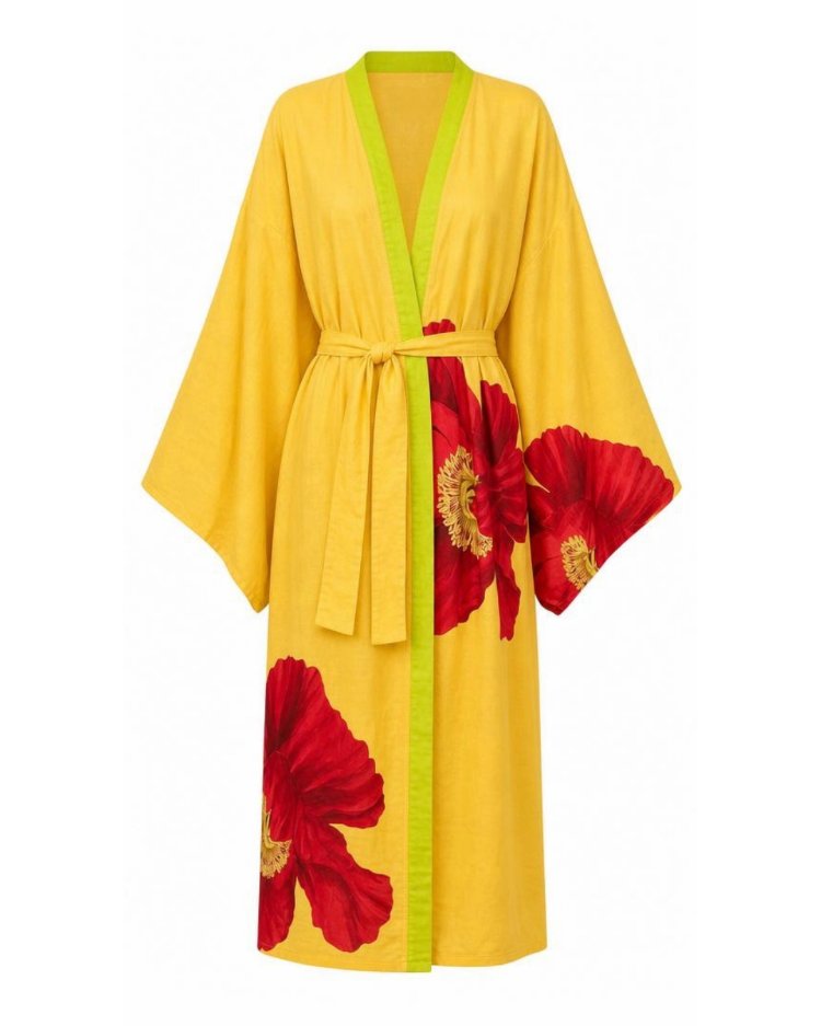 Golden Poppy Kimono