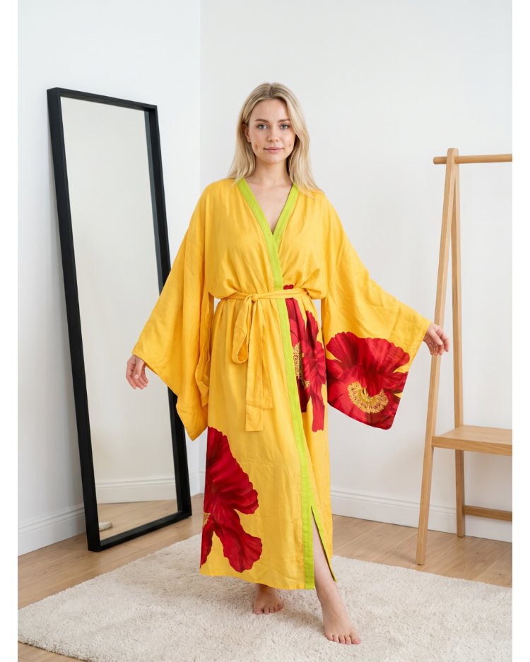Golden Poppy Kimono