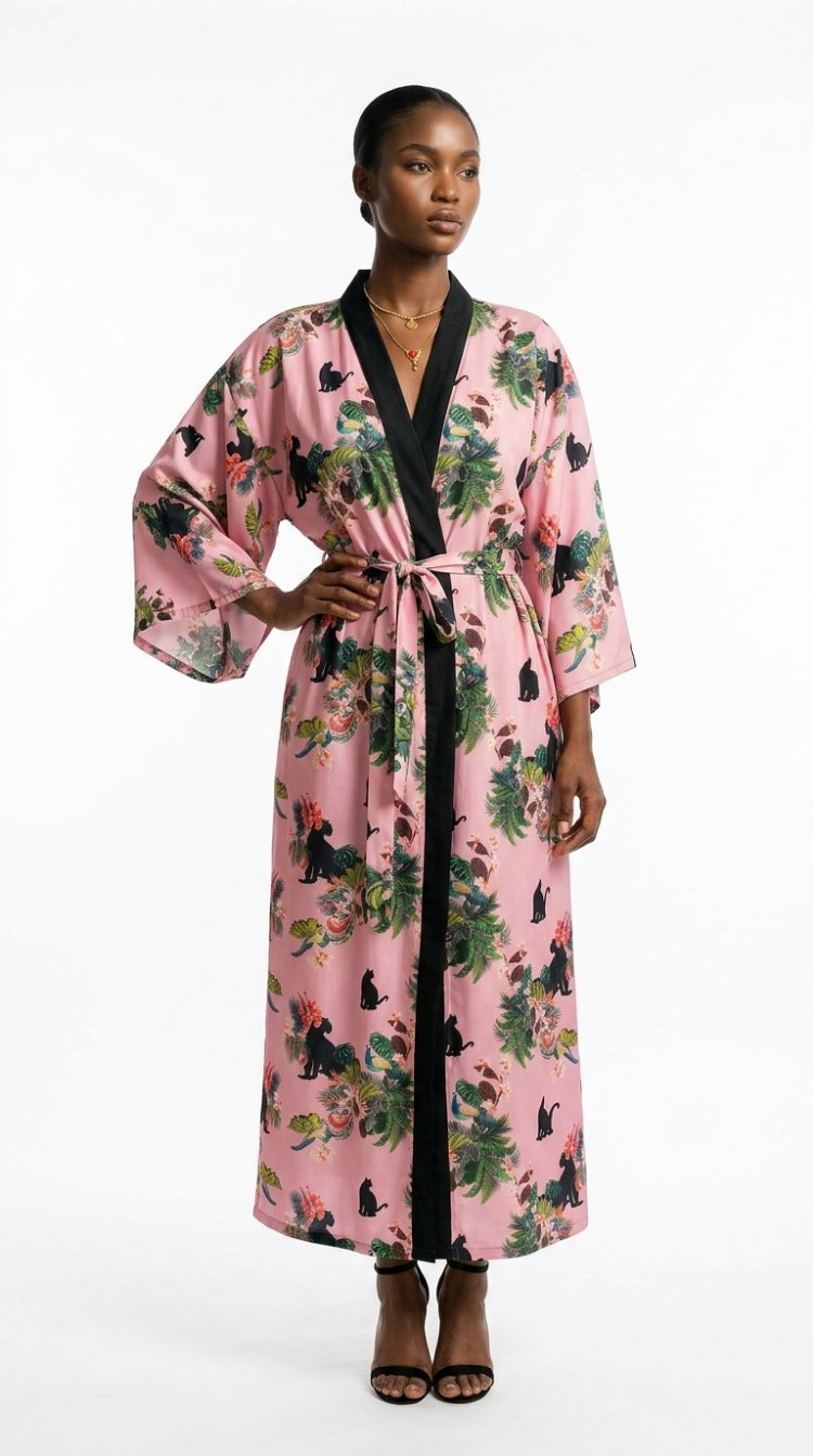 Black panter kimono