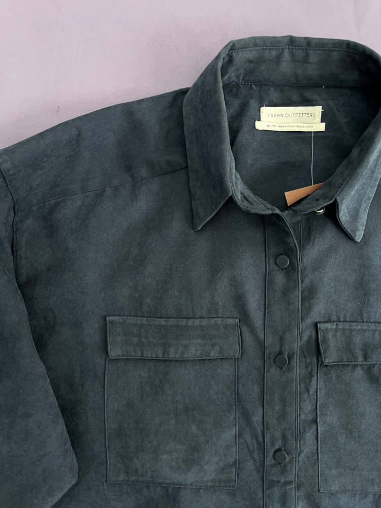 Urban Outfitters Suni Süet Gömlek