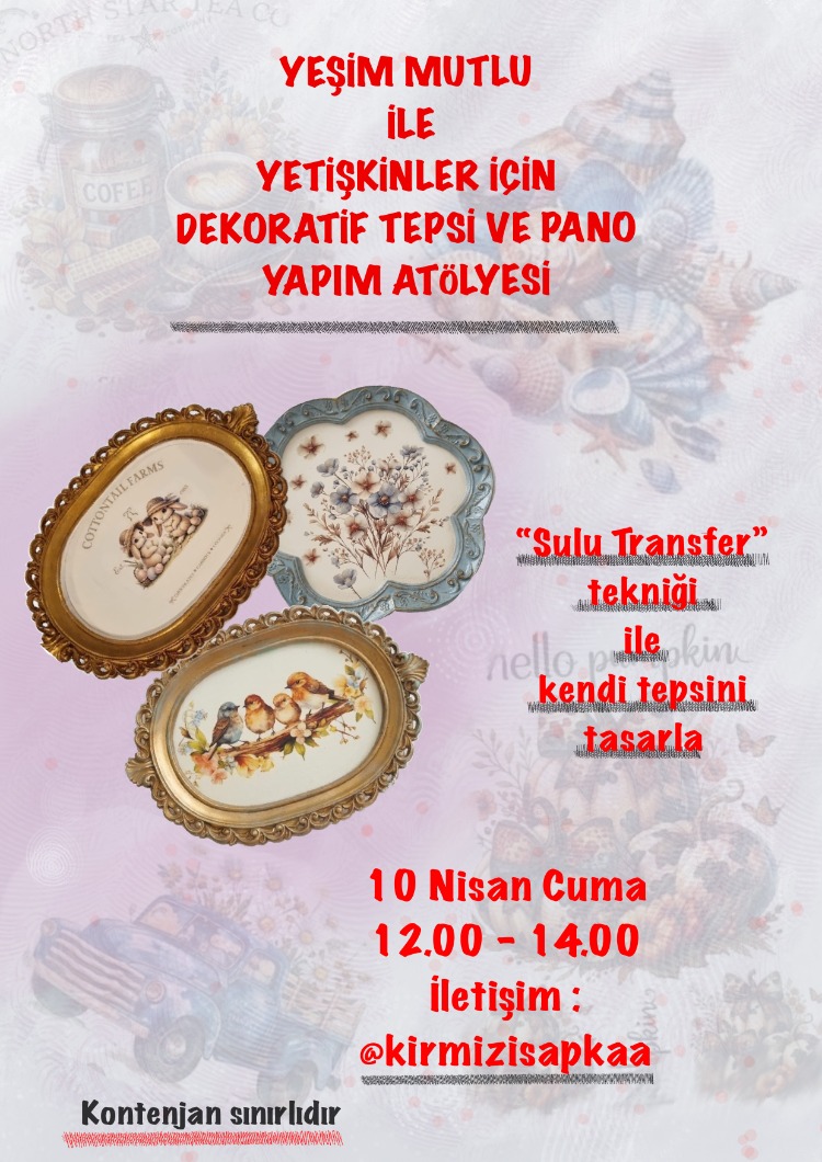 10 Nisan Cuma 12.00- 14.00