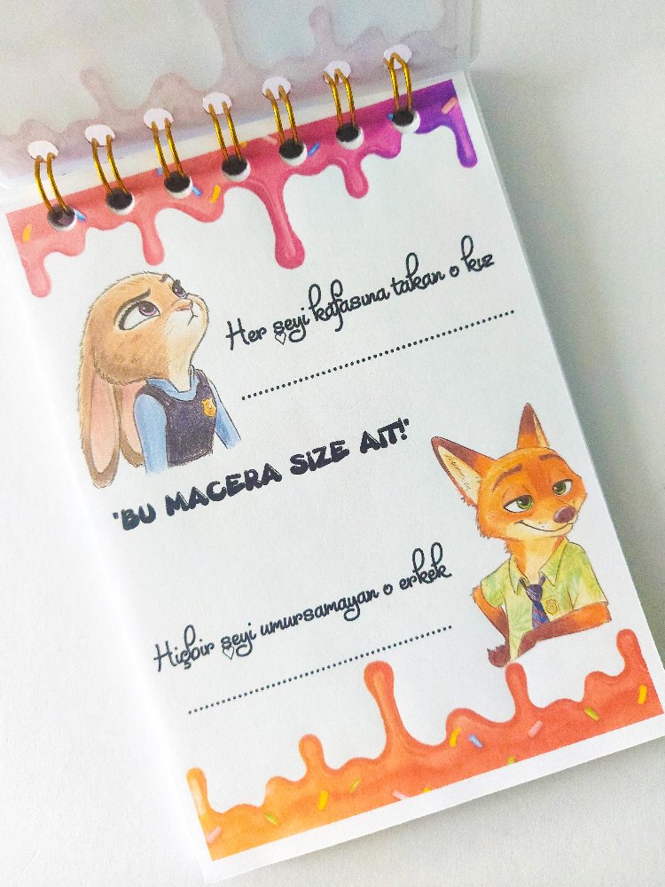 Zootropolis Boyama Kitabı A6 