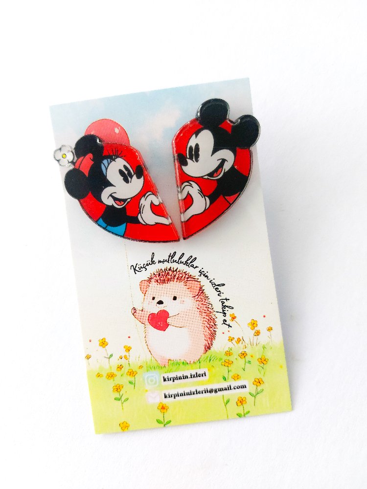 Minnie♡Mickey 2'li Pin
