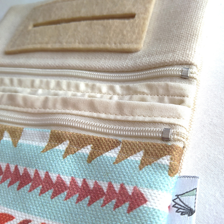 Naturel Boho Kanvas Tütün Çantası