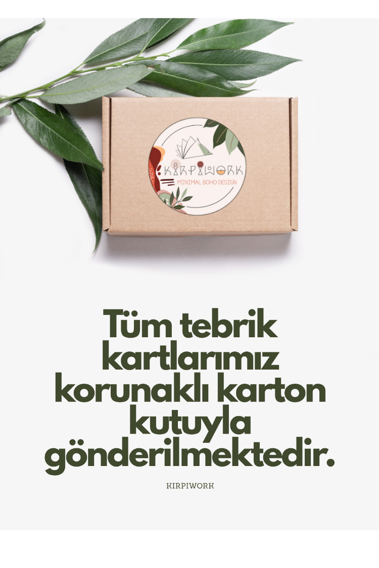 3'lü Yılbaşı Zarflı Hediye Kartı Özel Tasarım Paketleme Kartı Happy New Beer