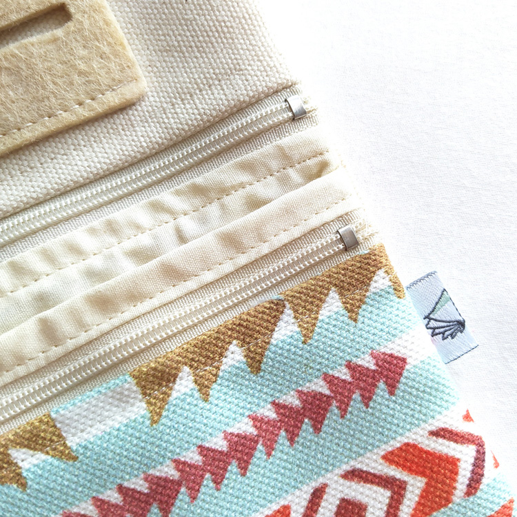 Naturel Boho Kanvas Tütün Çantası