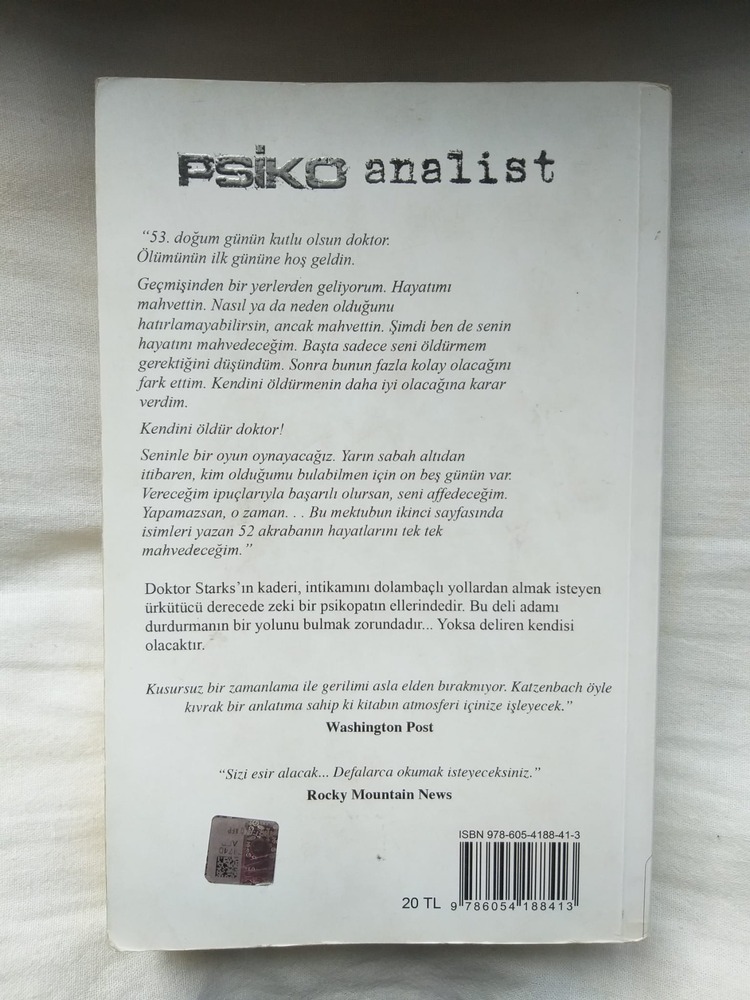 Psiko-analist - John Katzenbach