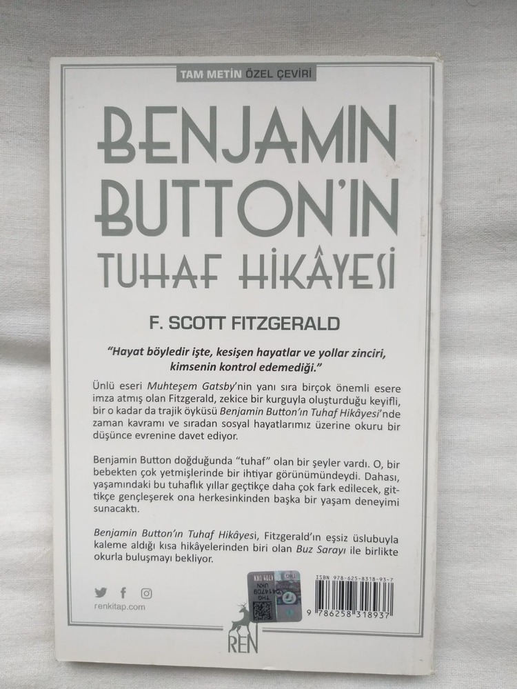 Benjamin Button'ın Tuhaf Hikayesi - F. Scott Fitzgerald