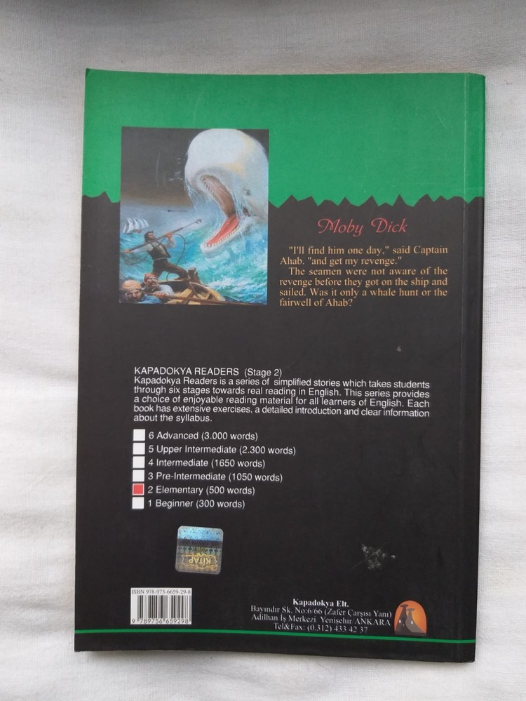 Moby Dick - Herman Mellville (Stage 2) Kapadokya Yayınları