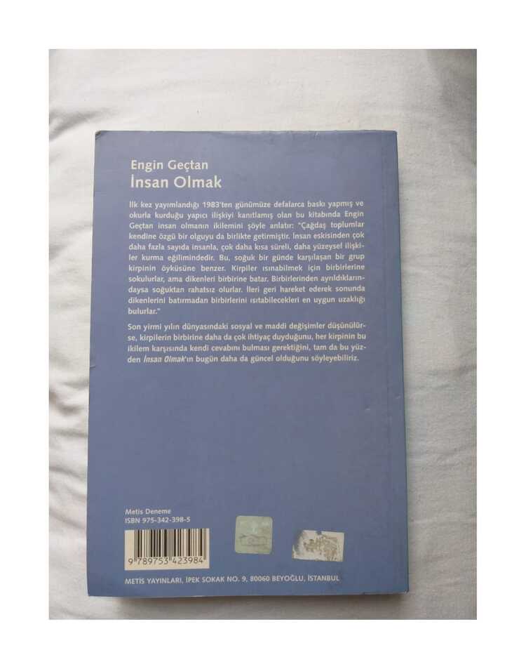 İnsan Olmak - Engin Geçtan
