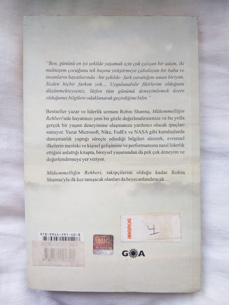 Mükemmelliğin Rehberi Robin Sharma