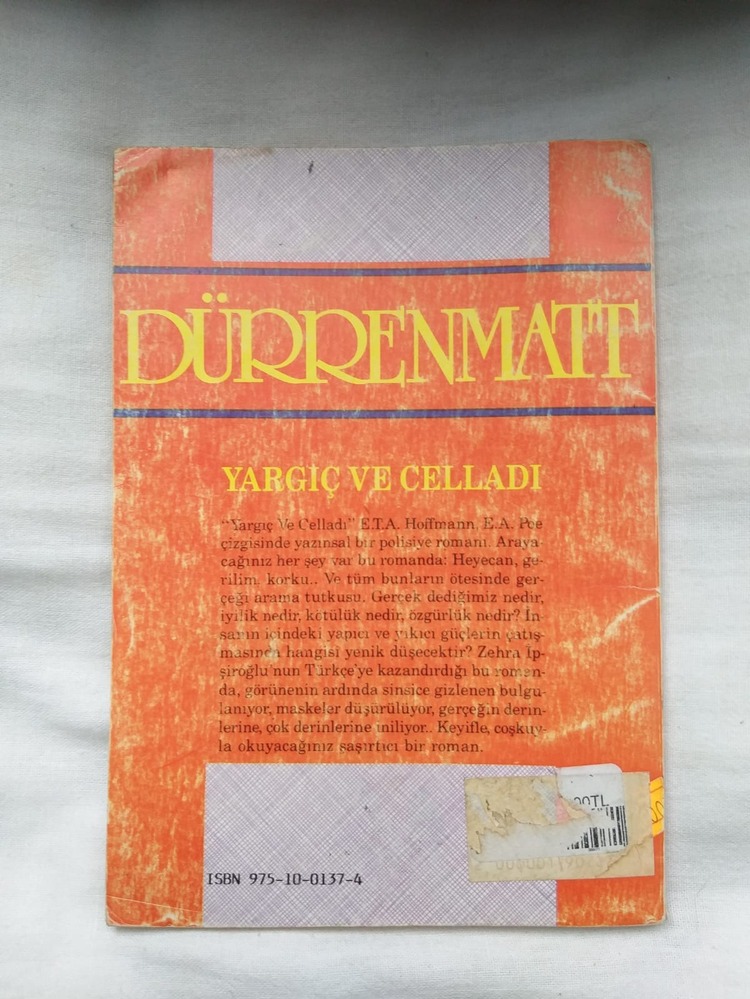 Yargıç ve Celladı - Friedrich Dürrenmatt