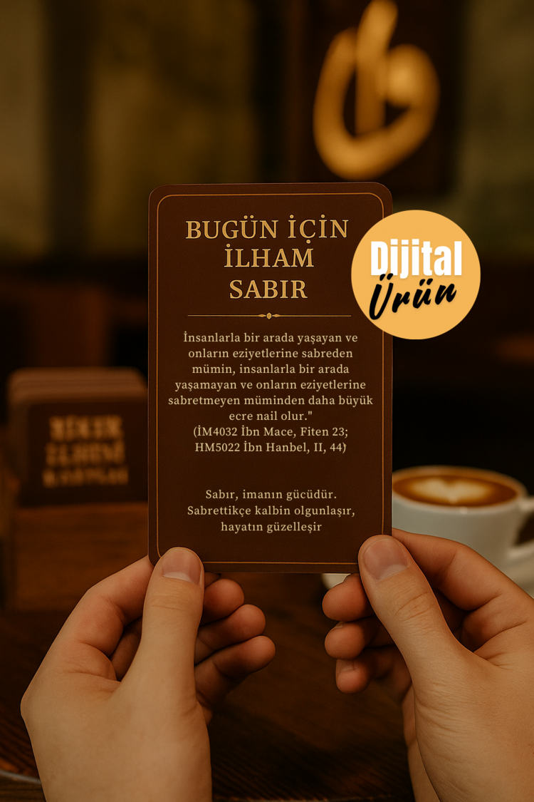 30 Günlük Dijital Hadis Kartları - Her Güne Bir Zikir