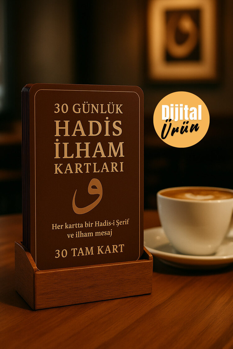 30 Günlük Dijital Hadis Kartları - Her Güne Bir Zikir