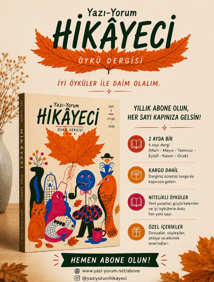 Yazı-Yorum Hikâyeci Öykü Dergisi 
