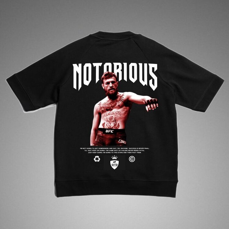 Conor Mcgregor Siyah Oversize T-shirt