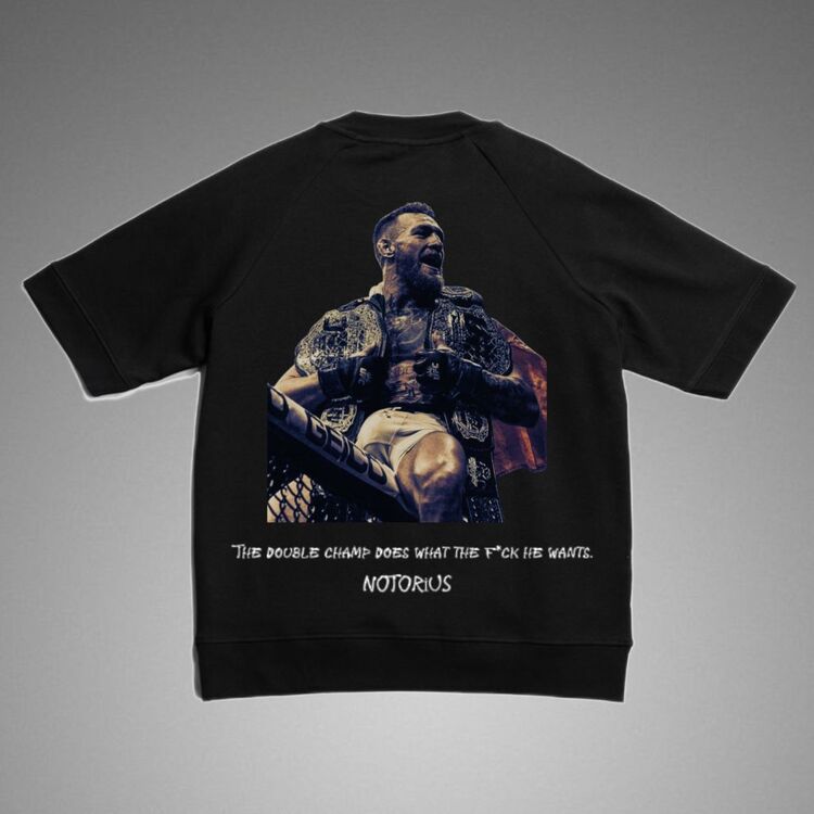 Conor Mcgregor Siyah Oversize T-shirt 