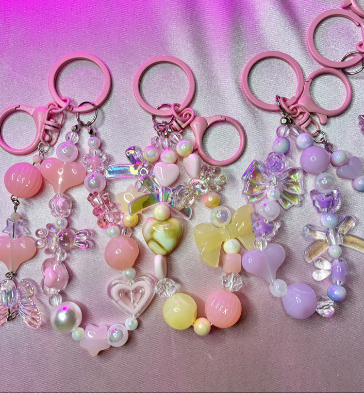 Pink Hook Charm