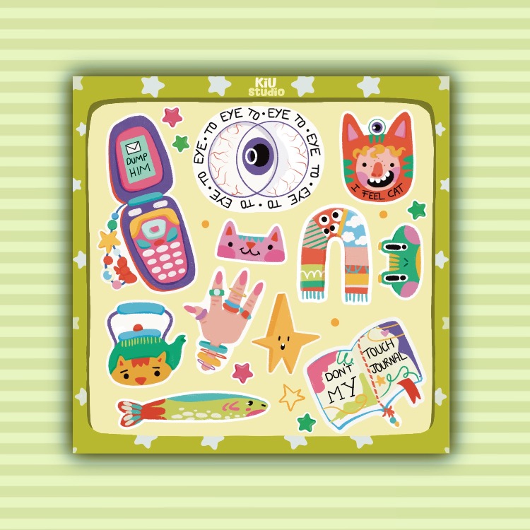 Retro Sticker