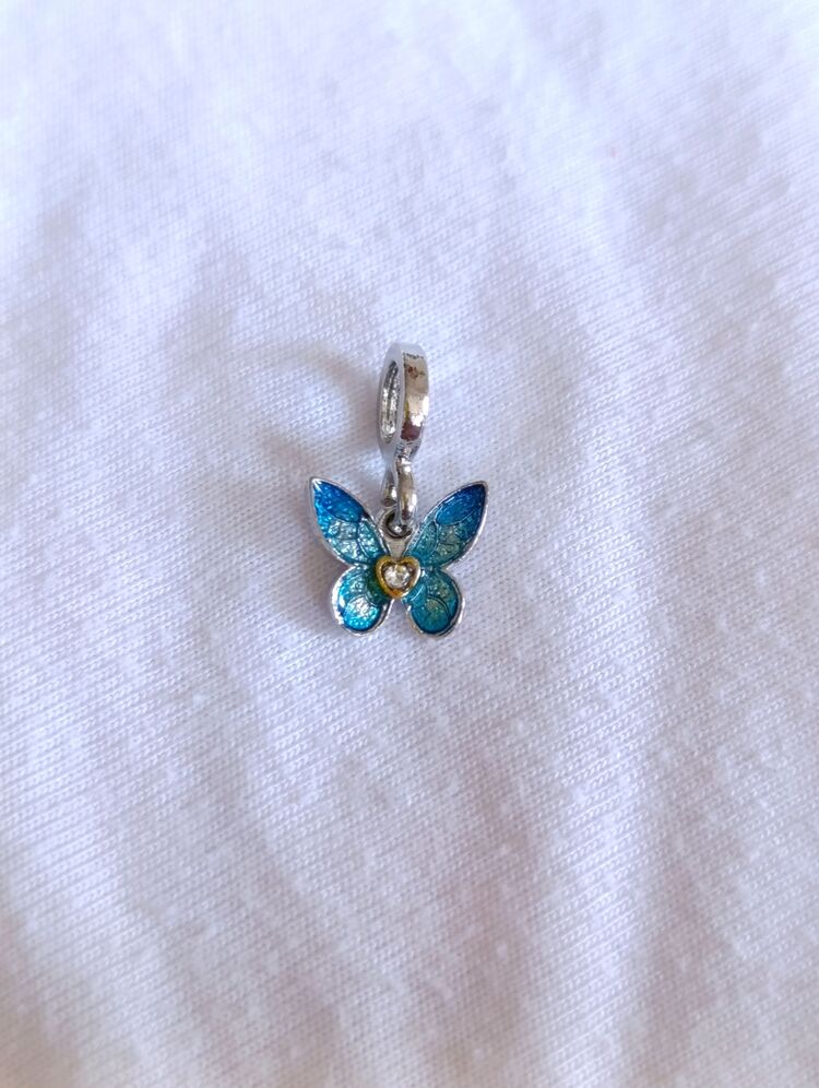 Mavi Kelebek Charm