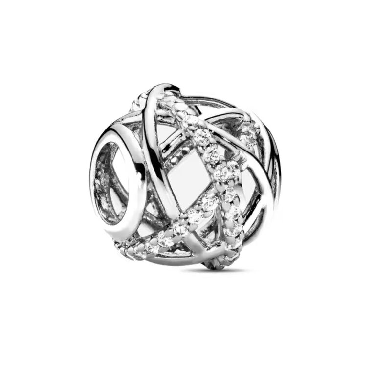 Yuvarlak Taşlı Charm
