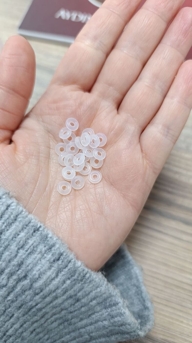 Stoper, durdurucu silikon charm (5 adet fiyatıdır)