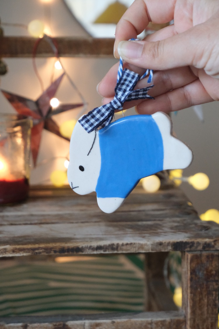 miffy mavi ağaç / duvar süsü