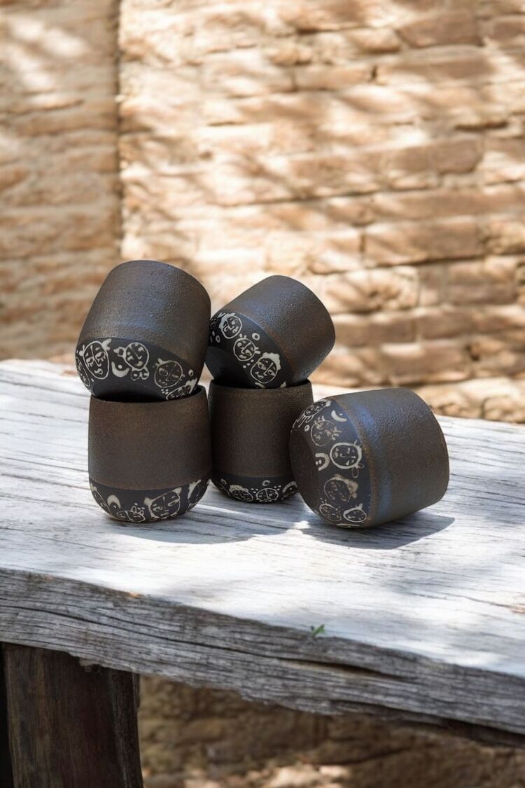 stoneware kulpsuz bardak