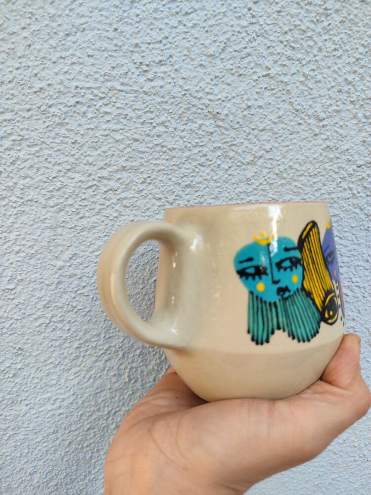 stoneware yüz kupa/adet
