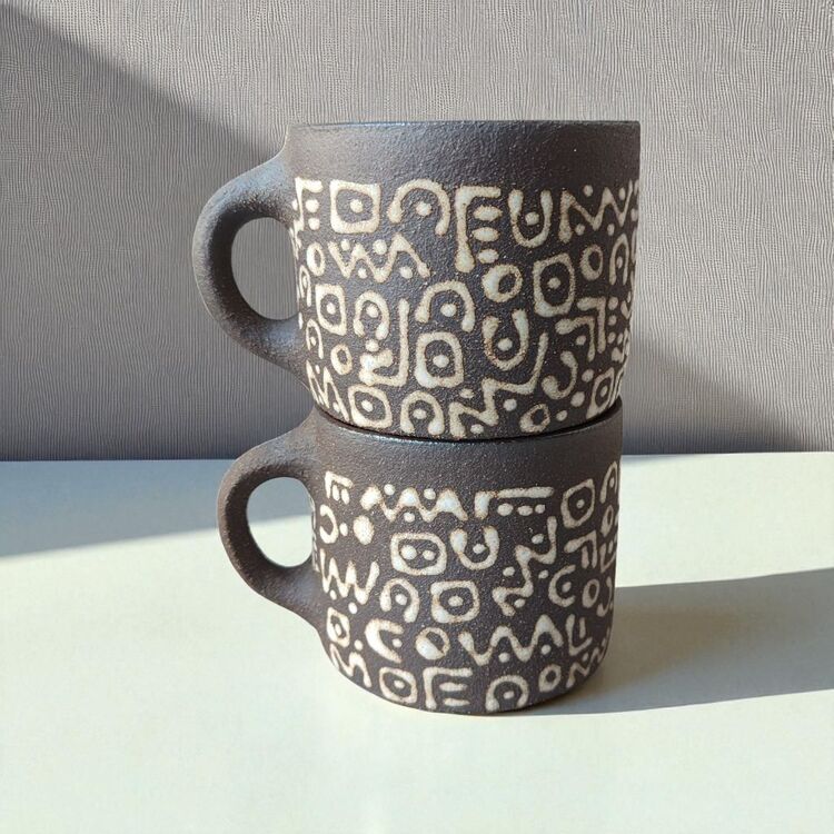 ikili stoneware tom&jerry kupa