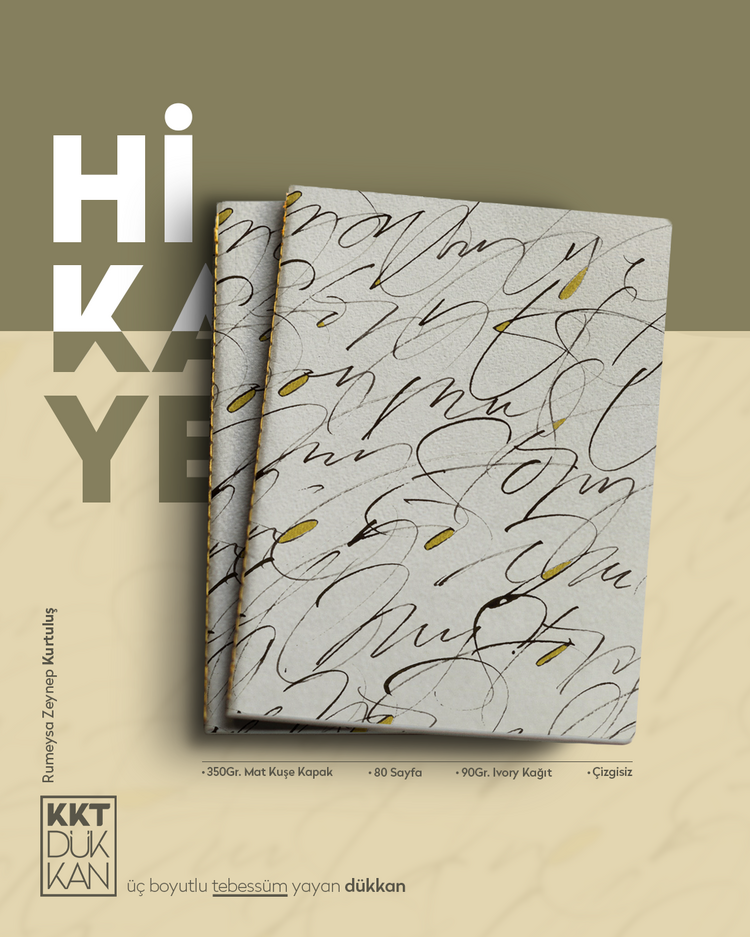 Hikaye Defter (Çizgisiz / Dikişli Cilt)