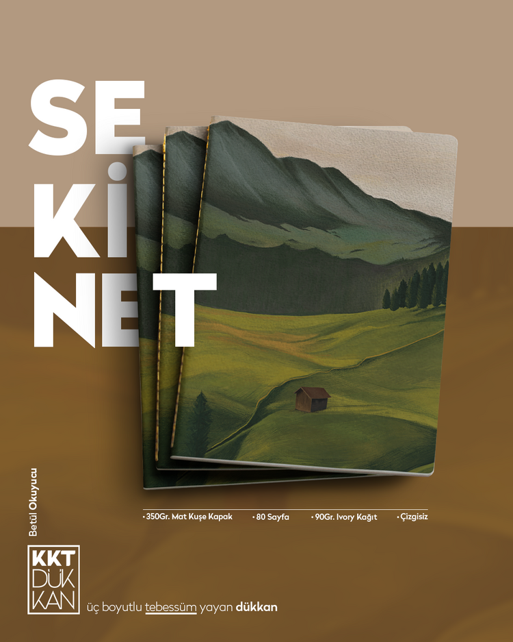 Sekinet Defter (Çizgisiz/ Dikişli Cilt)