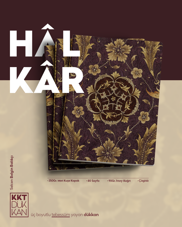 Hâlkâr Defter (Çizgisiz / Dikişli Cilt)
