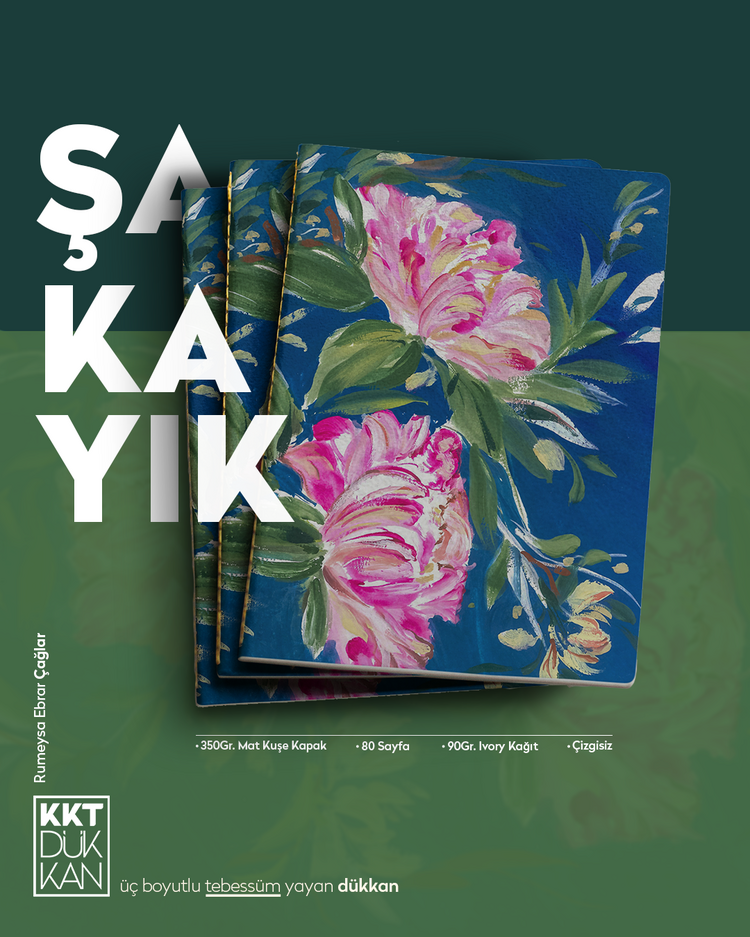 Şakayık Defter (Çizgisiz / Dikişli Cilt)