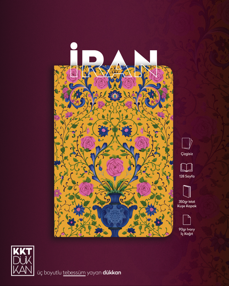 İran Defter (Amerikan Cilt Çizgisiz/ Soft Touch)