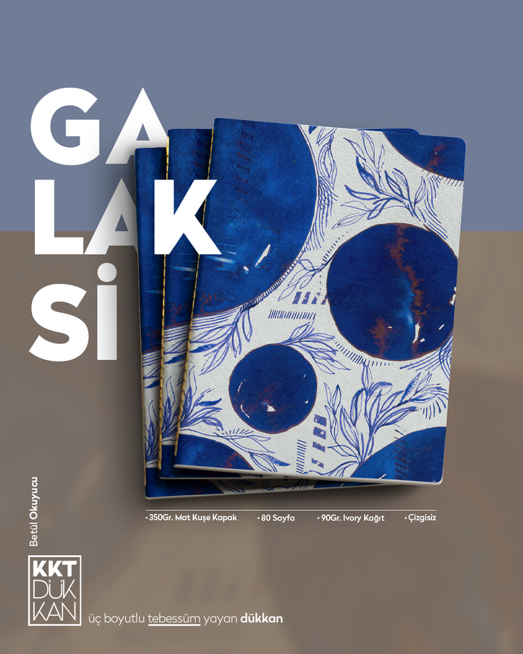 Galaksi Defter (Çizgisiz / Dikişli Cilt)
