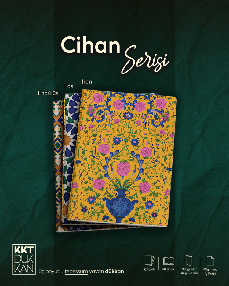 Cihan Serisi (Dikişli Cilt Çizgisiz/ Soft Touch)
