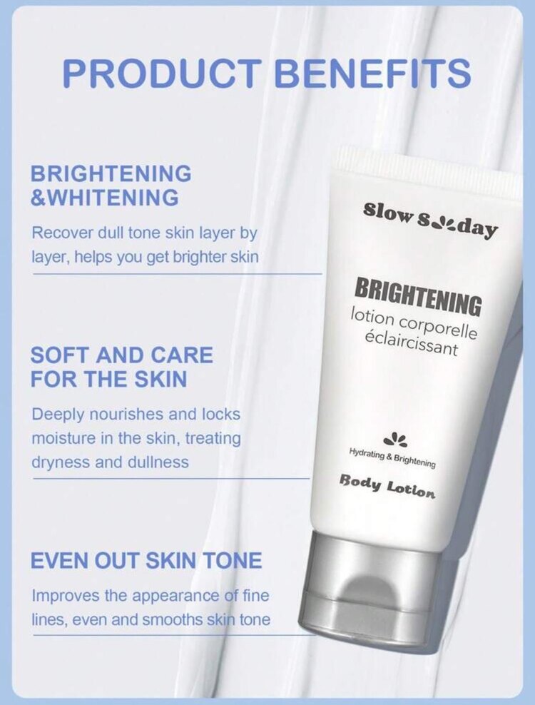 SlowSunday Brightening Body Lotion White
