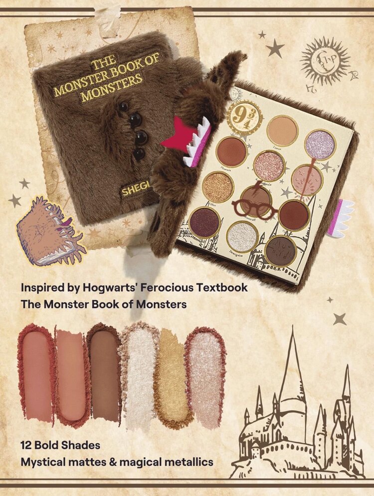 Harry Potter Sheglam Monster Book Of Monsters Kahverengi Far Paleti