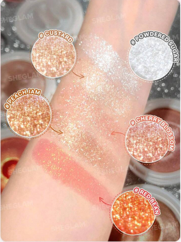 SHEGLAM Glowchi Bouncy Highlighter - Red Bean
