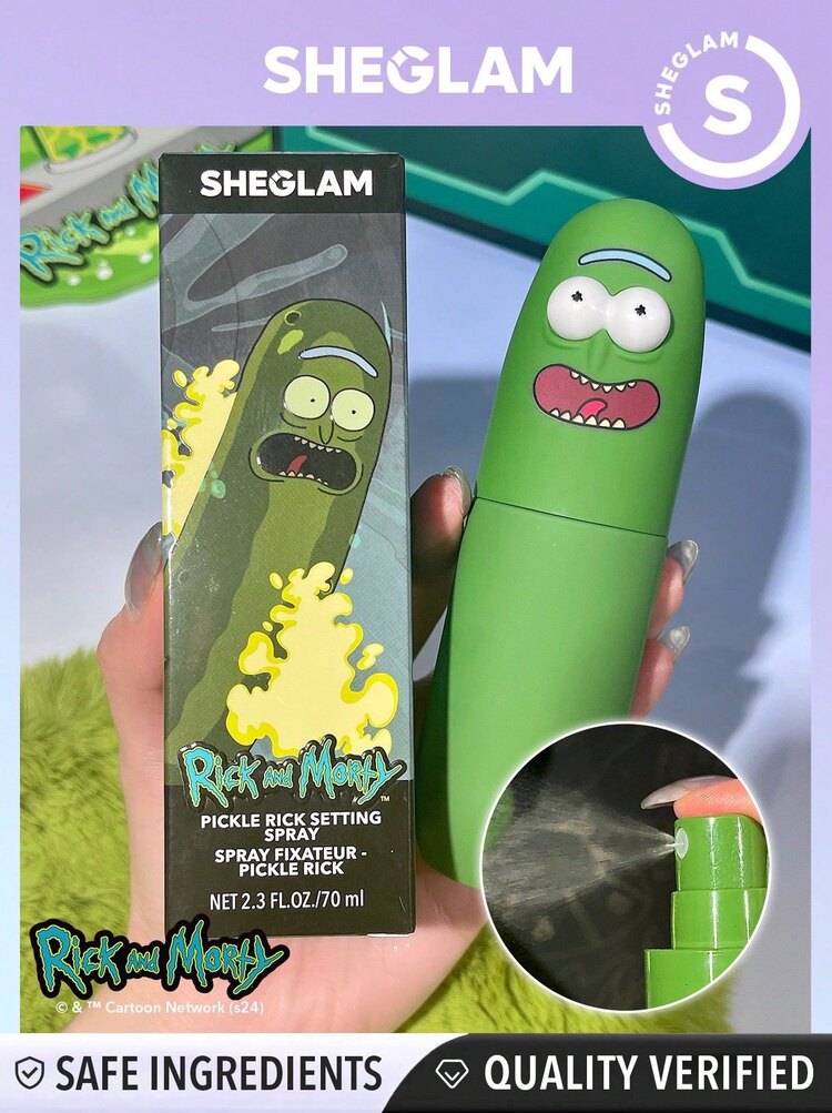 Sheglam X Rick n Morty Pickle Rick Makyaj Sabitleyici Sprey