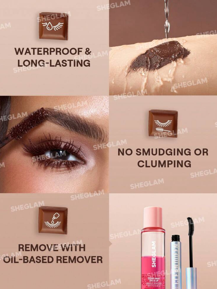 Sheglam Volume All İn One Maskara Kahverengi 