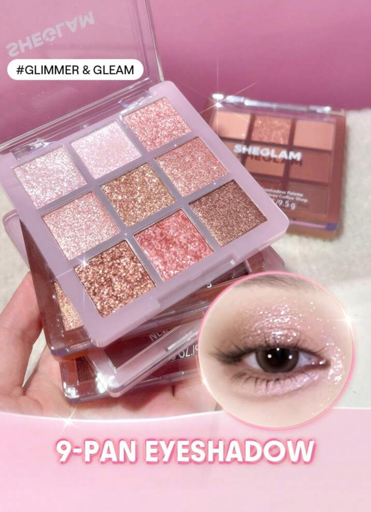 Korean Dokuzlu Far Paleti - Glimmer & Gleams