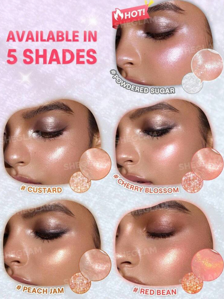 SHEGLAM Glowchi Bouncy Highlighter - Red Bean