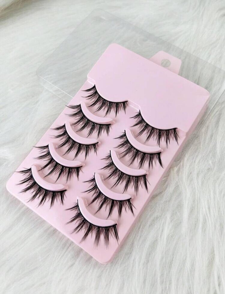 Cute Manga Lash 5 Çift Takma Kirpik Seti