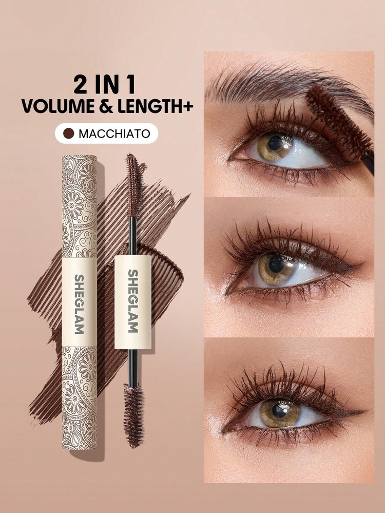 Sheglam Volume All İn One Maskara Kahverengi 