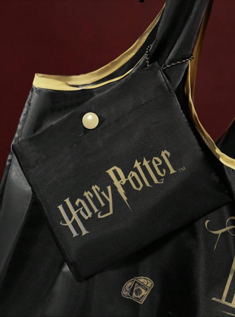  X SHEGLAM Harry Potter Badge Printed Bez Çanta